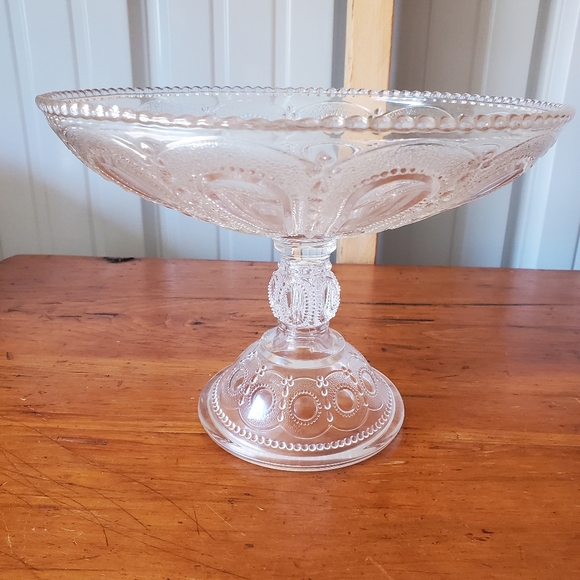 *SOLD* Vintage EAPG Low Standard Compote - U.S Glass - Pattern: Wisconsin - Picture 2 of 9